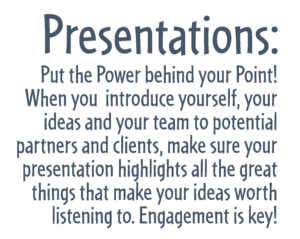 Presentations with white background